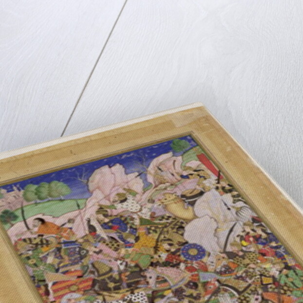 Battle of Bundi by Mughal School