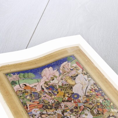 Battle of Bundi by Mughal School