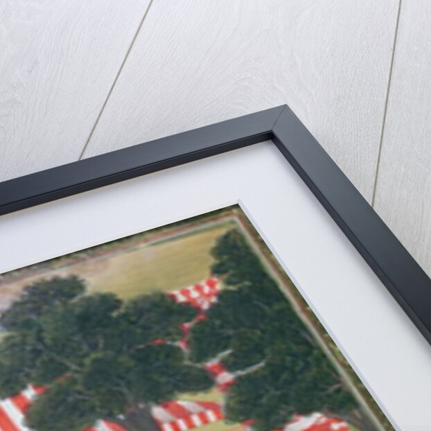 A prince trying to pull a lady into his tent; a maid and friends look on in surprise, c.1760 by Indian School