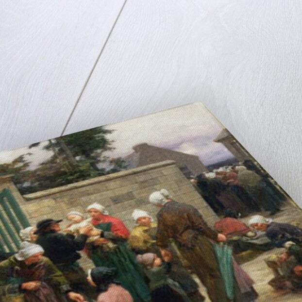 Taking in Foundlings by Leon Augustin Lhermitte