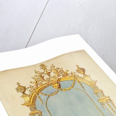 Design for a giltwood mirror, c.1765-70 by Thomas Chippendale