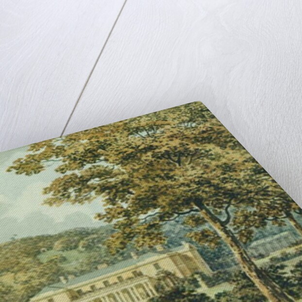 The south front with east front in perspective by Humphry Repton