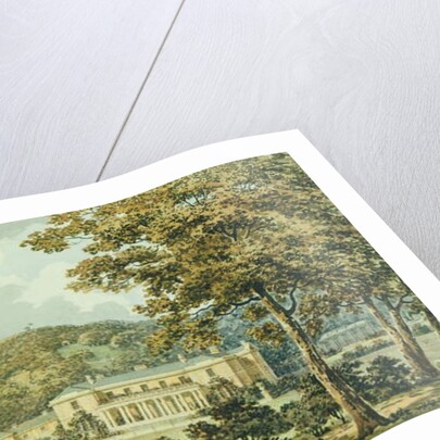 The south front with east front in perspective by Humphry Repton