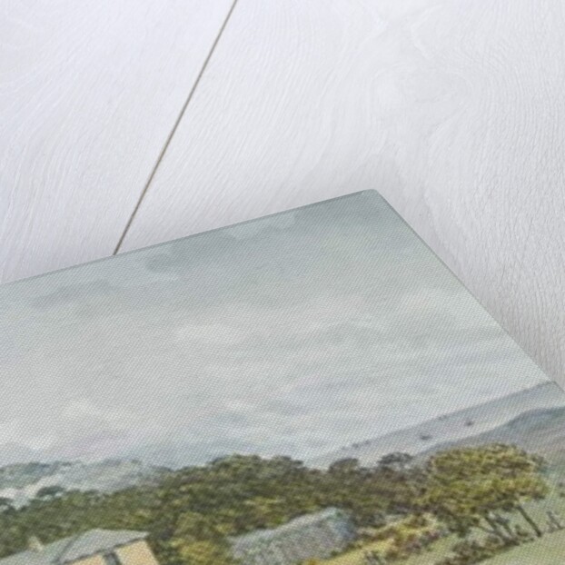 South front with west front in perspective by Humphry Repton