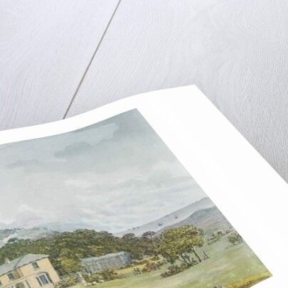 South front with west front in perspective by Humphry Repton