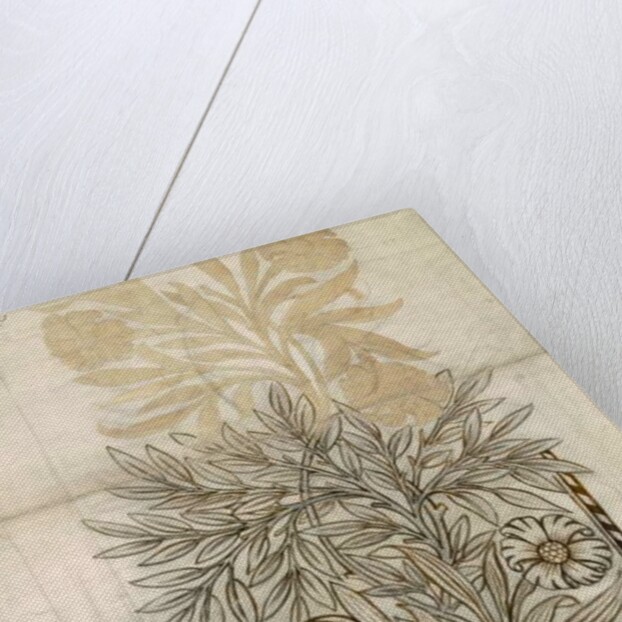 Floral textile design for Morris and Co. by English School