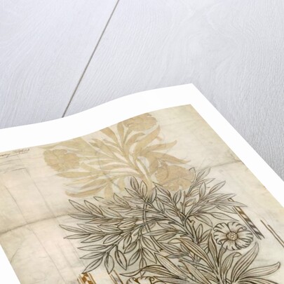 Floral textile design for Morris and Co. by English School