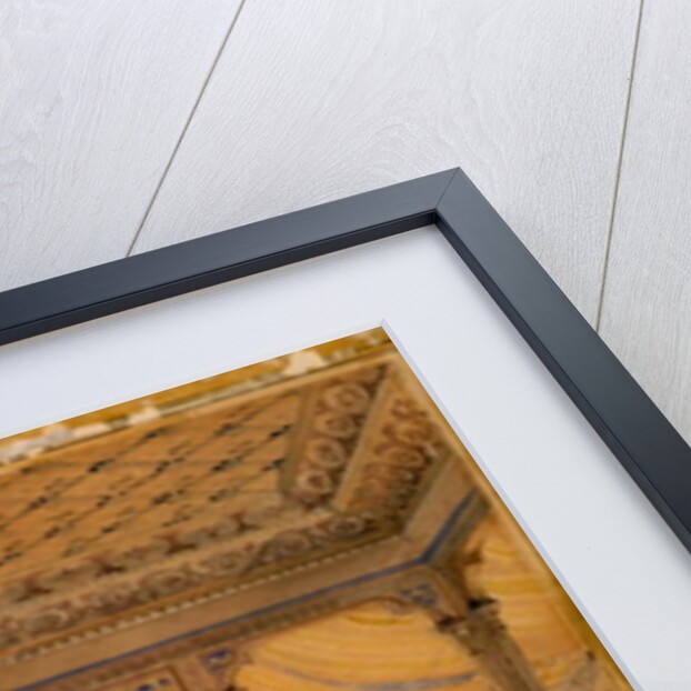 Interior of a Turkish Caffinet, Constantinople, 1838 by Thomas Allom