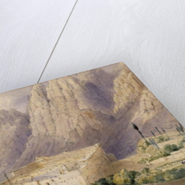 The Convent of St. Catherine, Mount Sinai by William Henry Bartlett