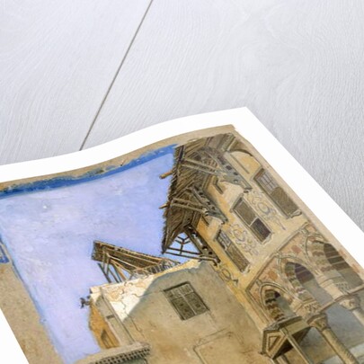 House of Memlook Radnau bey, Cairo, 1870 by Frank Dillon