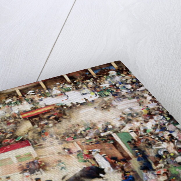 The Little Bull Fight. 'Bravo Toro', Seville, 1894 by Arthur Melville