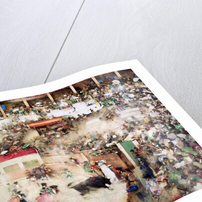 The Little Bull Fight. 'Bravo Toro', Seville, 1894 by Arthur Melville