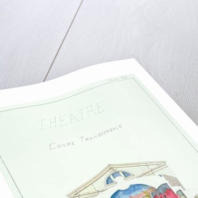 Cross Section of a Theatre by H. Monnot