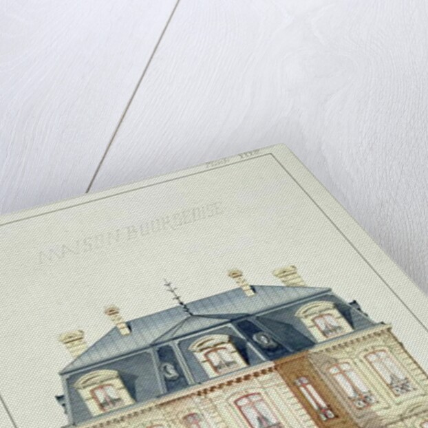 Front elevation of a house for the Bourgeoisie by H. Monnot