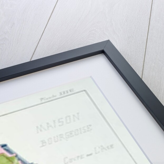 Cross section of house for the Bourgeoisie by H. Monnot