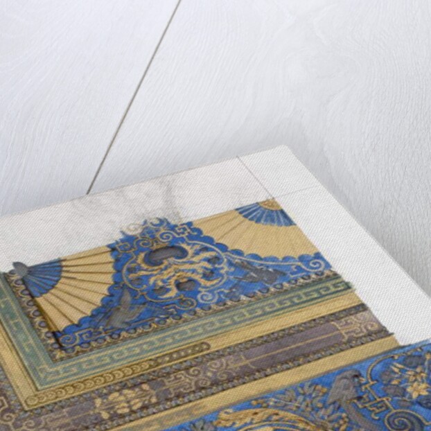 Design for the central ceiling of the Billiard Room at Wortley Hall by Edward John Poynter