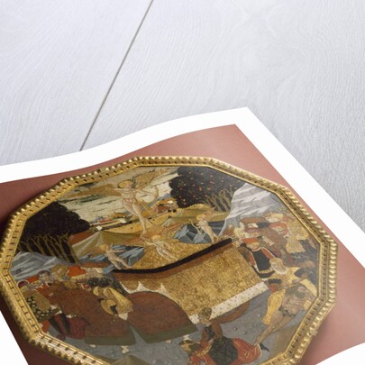 Birth Tray: The Triumph of Love, c.1450 by Master of the Cassoni