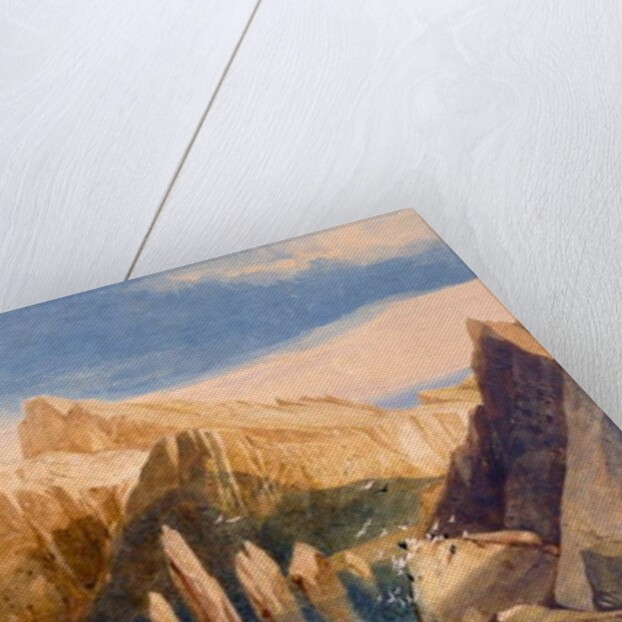 Cliffs on the North East Side of Point Lorenzo, Madeira by John Sell Cotman