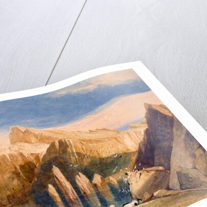 Cliffs on the North East Side of Point Lorenzo, Madeira by John Sell Cotman