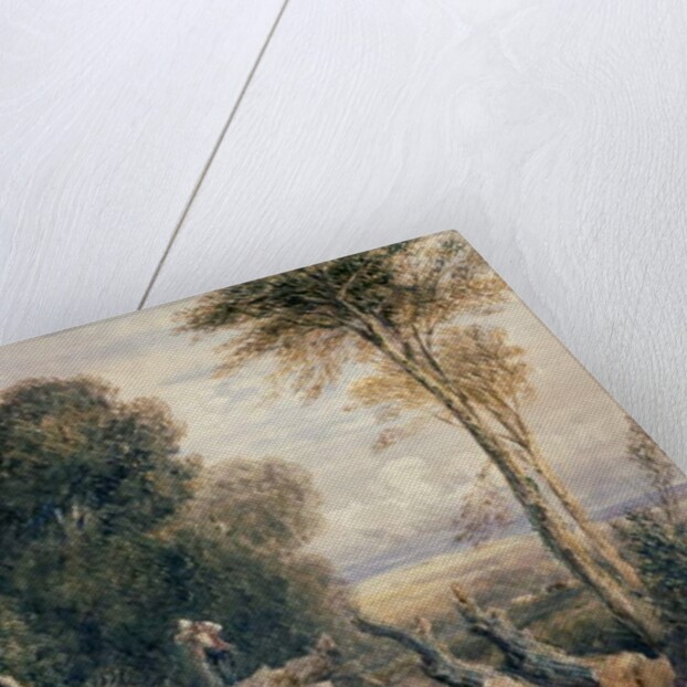 The Saw Pit by David Cox