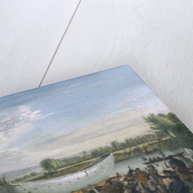 The Chinese Junk on its way to Virginia Water, c.1753 by Paul Sandby