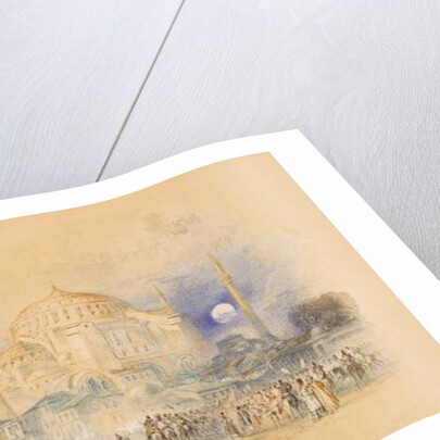 Hagia Sofia by Joseph Mallord William Turner