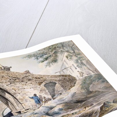 View of the Bridges at Haywick by Charles I Catton