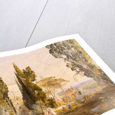 The Villa d'Este, Tivoli, 1837 by Samuel Palmer