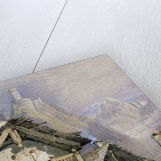 An Alpine Village by Samuel Prout