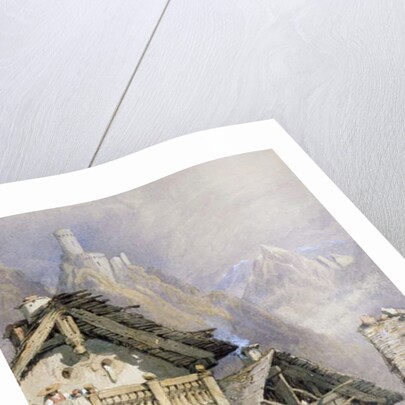 An Alpine Village by Samuel Prout