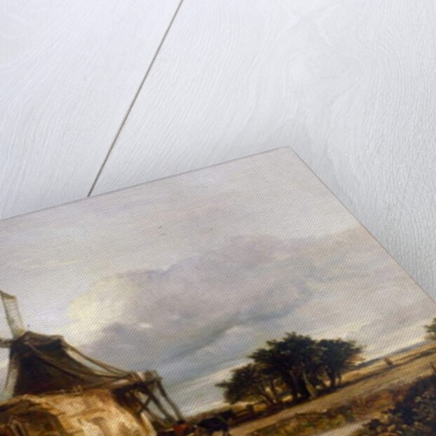 St Benet's Abbey and Mill, Norfolk, 1833 by William James Muller