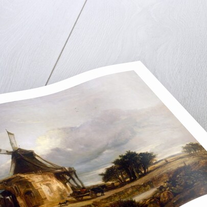 St Benet's Abbey and Mill, Norfolk, 1833 by William James Muller