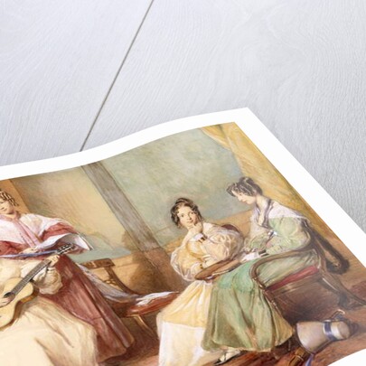 The Four Daughters of Archbishop Sumner, 1833 by George Richmond