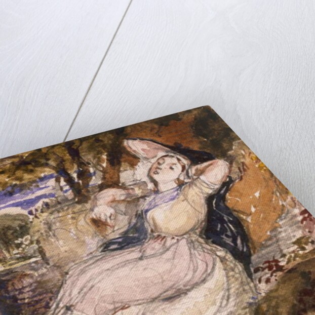 Girl Dreaming by Richard Redgrave