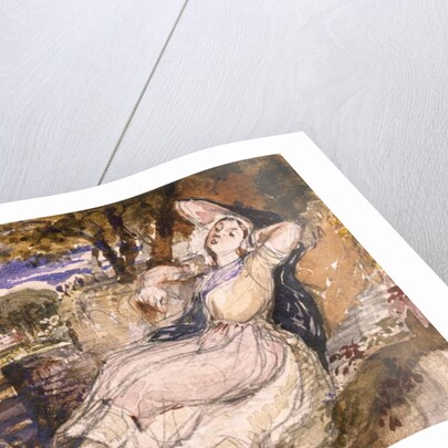 Girl Dreaming by Richard Redgrave