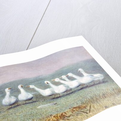 A Game of Fox and Geese, 1868 by Briton Riviere