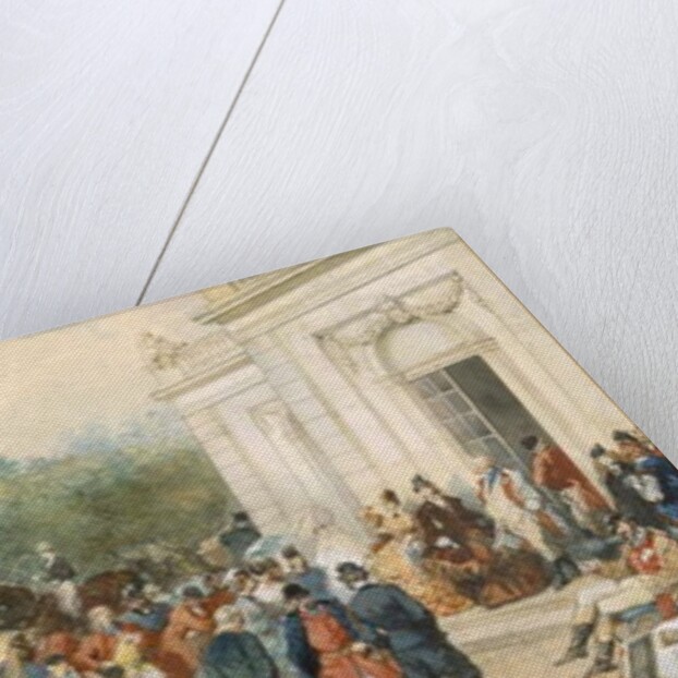 A Hunting Breakfast in England, 1870 by Eugene-Louis Lami