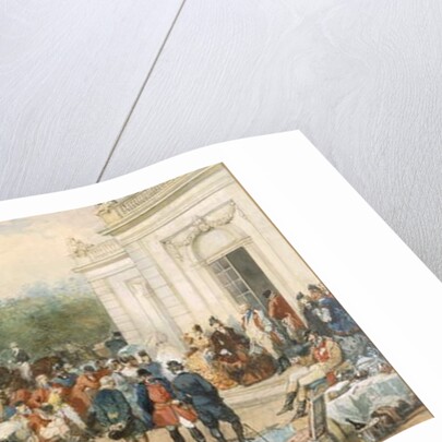 A Hunting Breakfast in England, 1870 by Eugene-Louis Lami