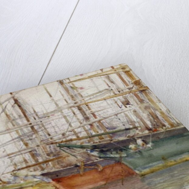 Genoa Harbour, 1904 by Henry Scott Tuke