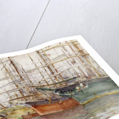 Genoa Harbour, 1904 by Henry Scott Tuke