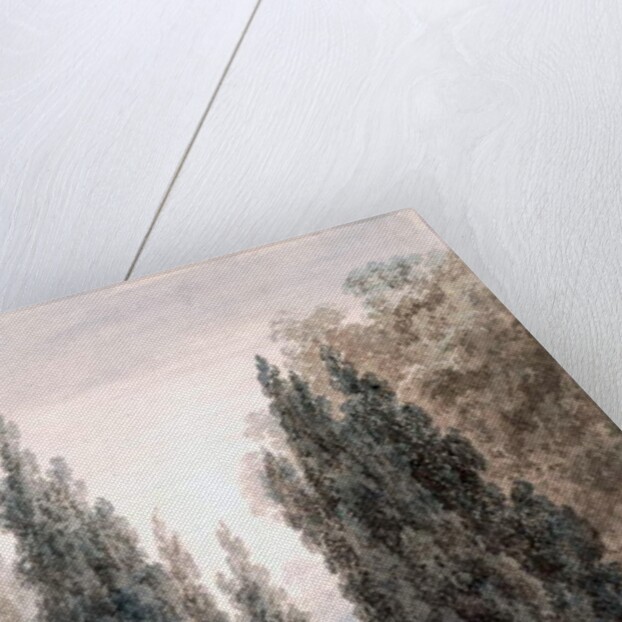 In the Gardens of the Villa Pamfili, Rome by John Robert Cozens