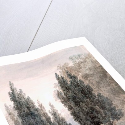 In the Gardens of the Villa Pamfili, Rome by John Robert Cozens