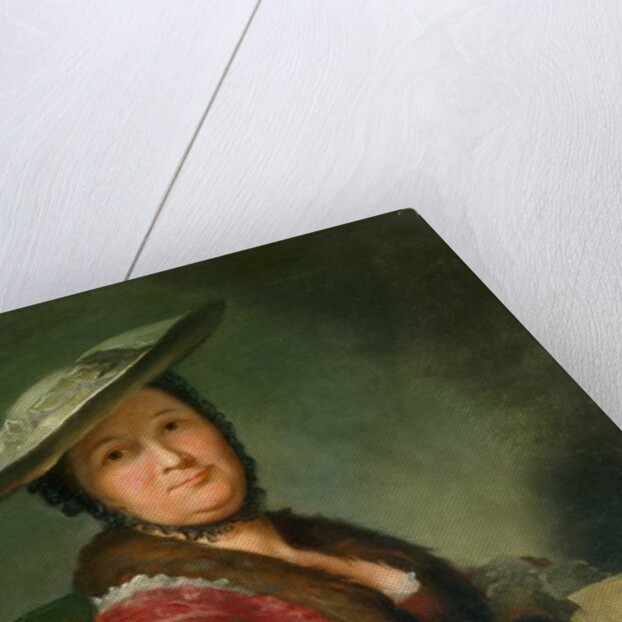 Madame Roubiliac, c.1760 by Francois Vispre