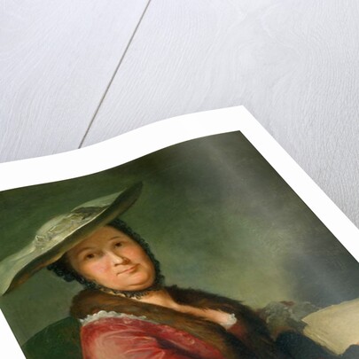 Madame Roubiliac, c.1760 by Francois Vispre