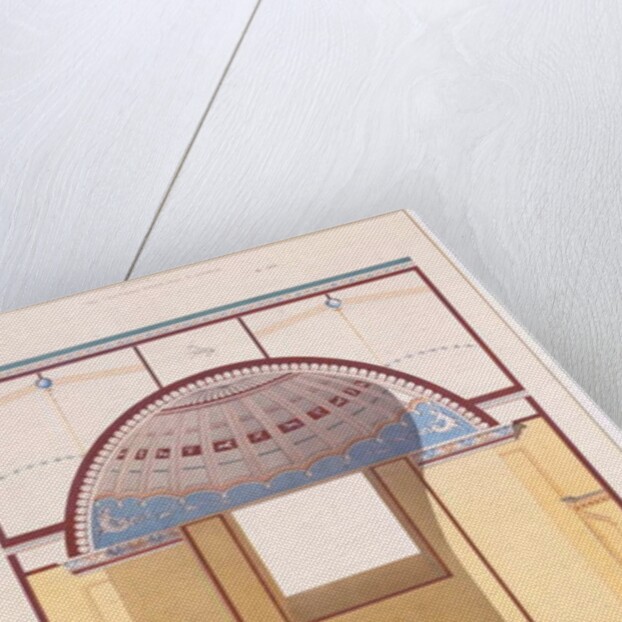 Niche in the tepidariam, House of Diomedes, Pompeii, 1897 by Luigi Bazzani