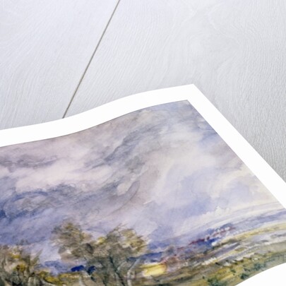 Hampstead Heath from near Well Walk, 1834 by John Constable