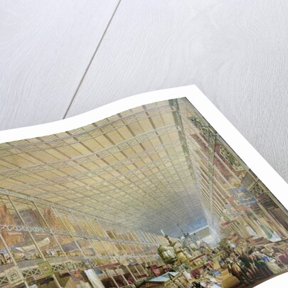 Interior of the Great Exhibition of All Nations, 1851 by Edmund Walker