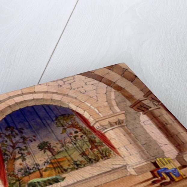 Set Design for 'Hamlet' by William Shakespeare, 1858 by English School