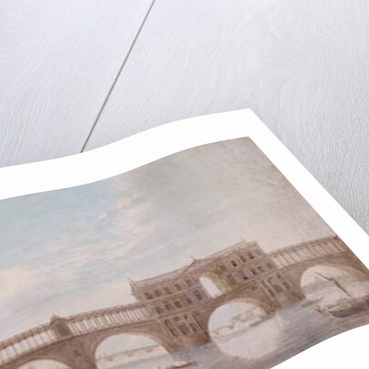 Proposed Design for a Bridge over the River Thames at Somerset House by Thomas Sandby