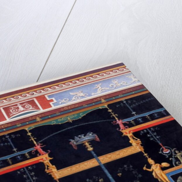 Wall decorations from the House of Aulus Vettius, Pompeii, c.36-39 AD by Luigi Bazzani